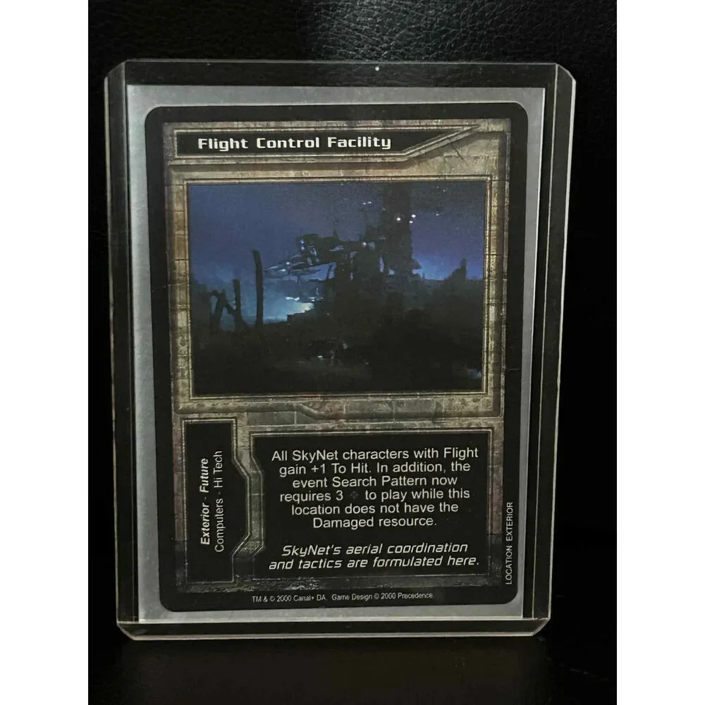 Flight Control Facility Base Set Terminator Light Play Trading Card